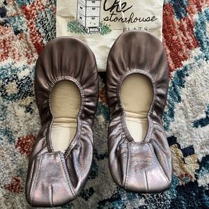 The Storehouse Flats Rainbow Bronze Flats (New) and bag